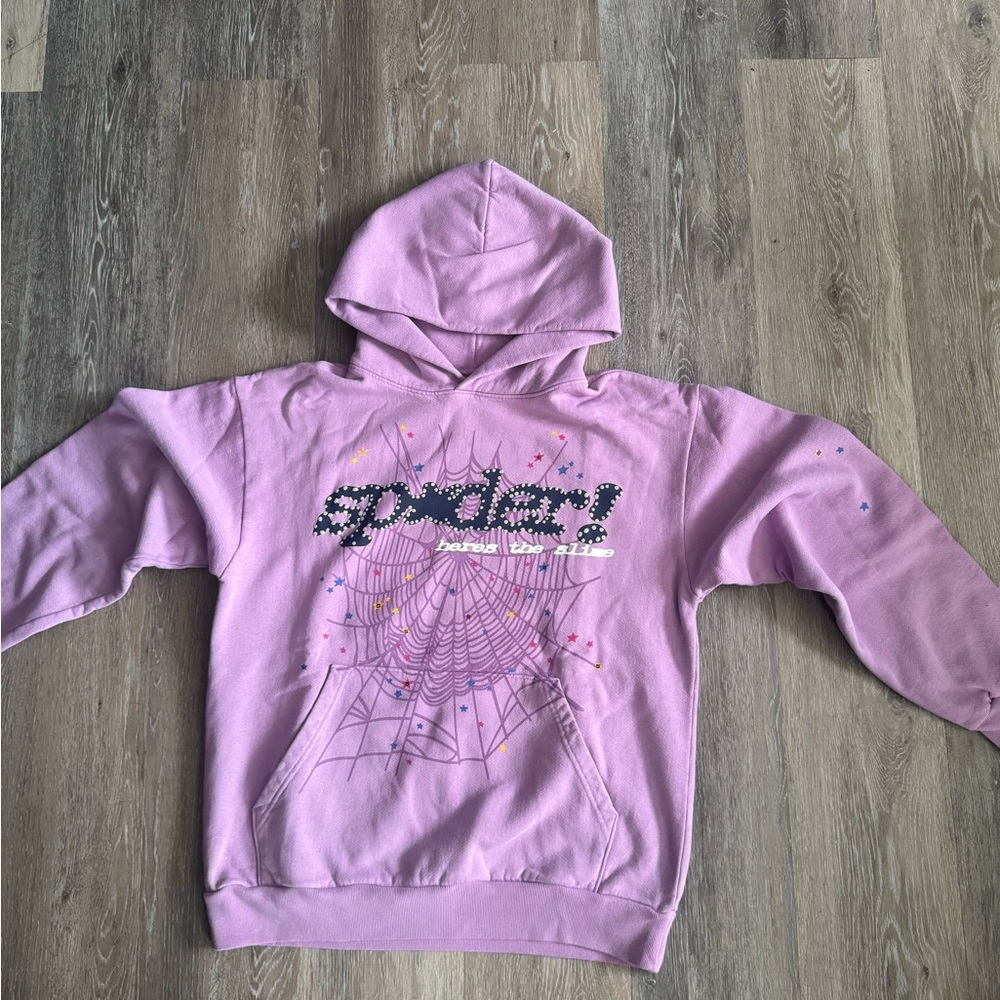 Purple Hoodie with Graphic Design